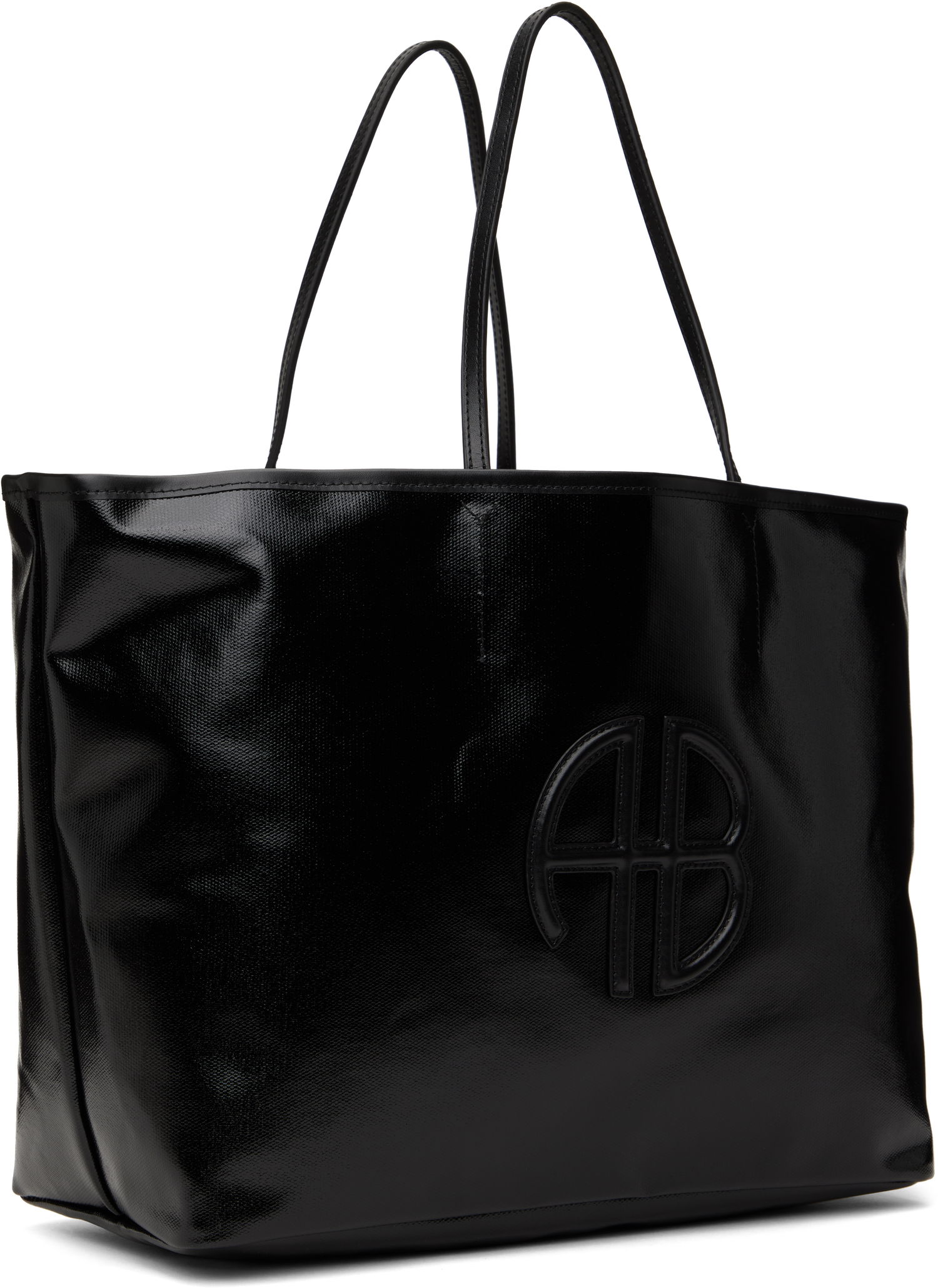 Tote bag Anine Bing Large Logo Tote Bag Čierna | A-13-10422-000, 1