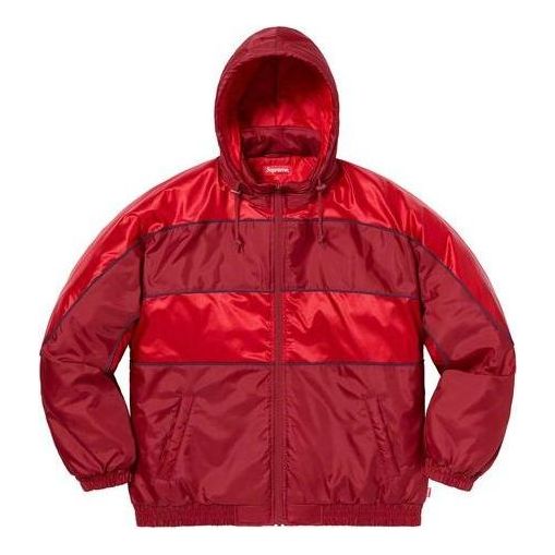 Prešívaná bunda Supreme Sports Piping Puffy Jacket Červená | SUP-FW19-467
