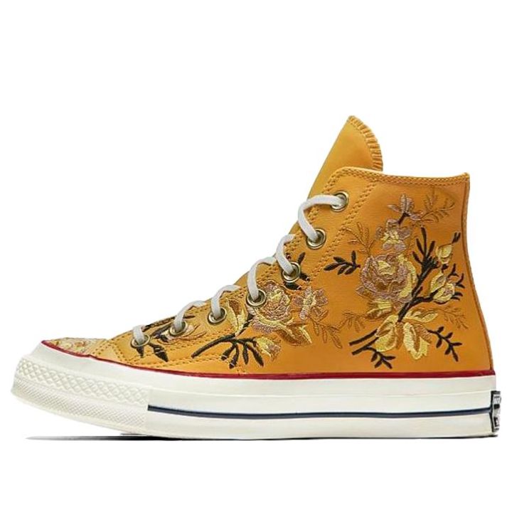 Tenisky a topánky Converse Chuck 70 High Parkway Floral Embroidery Žltá | 561651C