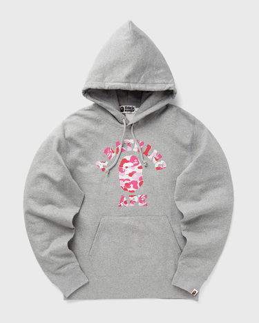 Mikina BAPE ABC CAMO COLLEGE PULLOVER HOODIE Šedá | 001PPK801006MGRA, 0
