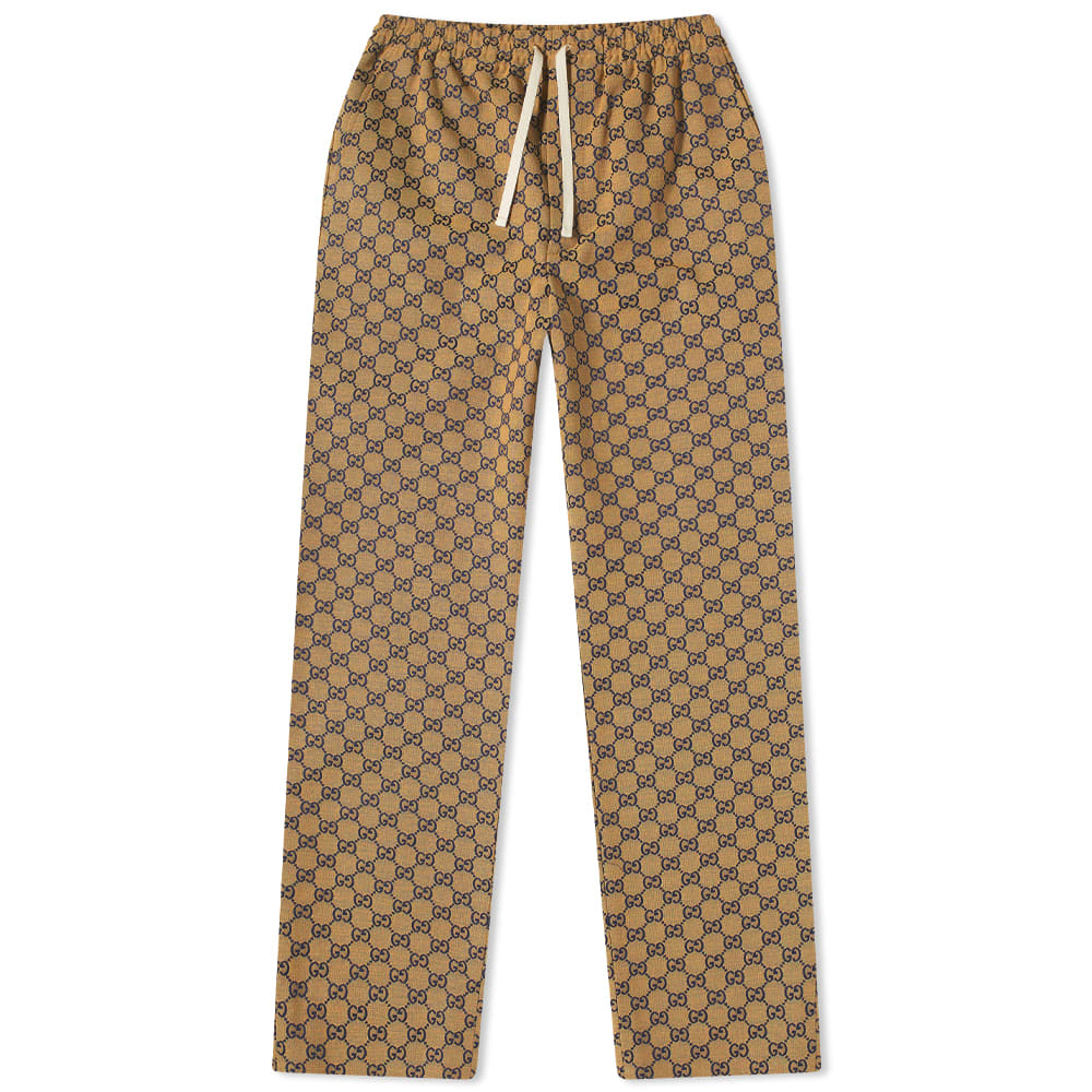 Tepláky Gucci GG Jacquard Canvas Track Pant Béžová | 658090-Z8AOV-9078, 0