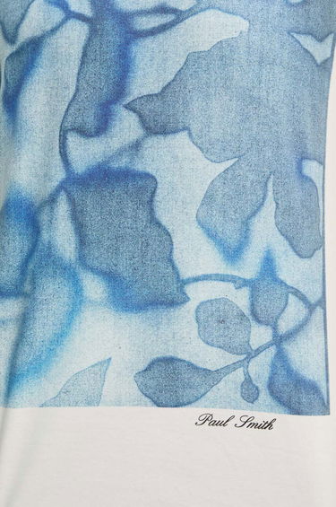 Tričko Paul Smith Paul Smith Floral Print T-Shirt Biela | M1R.919T.NP4739, 4