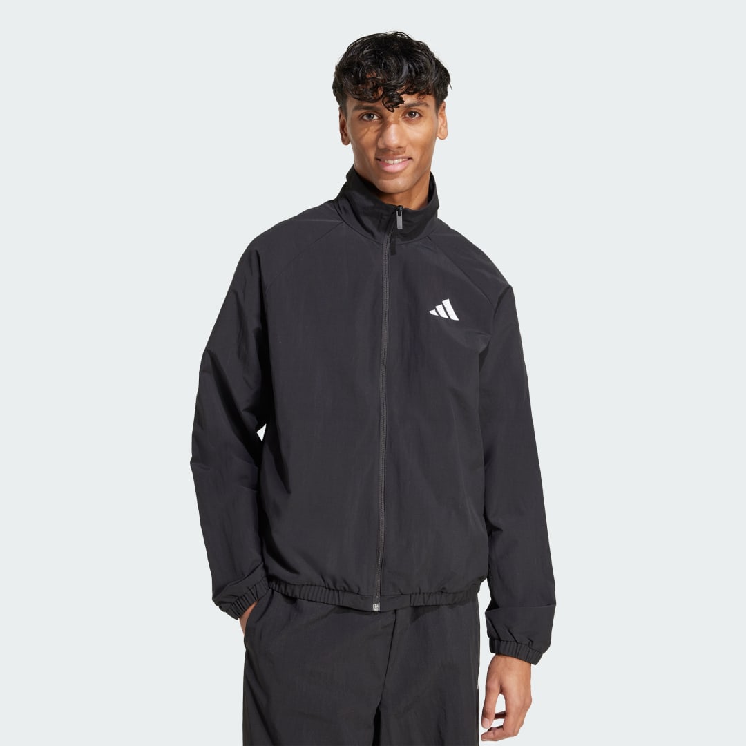 Vetrovka adidas Performance Essential Small Logo Windbreaker Čierna | JM1772, 0