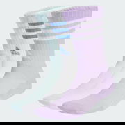 3-Stripes Cushioned Crew Socks - 3 Pairs