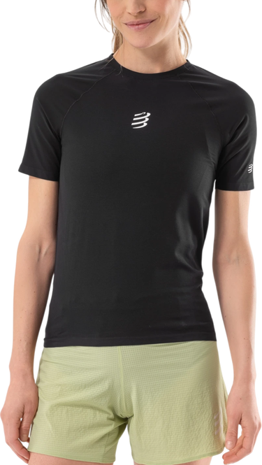 Tričko Compressport Trail Running Short Sleeve T-Shirt Čierna | atsw3649-atsw3649000, 0