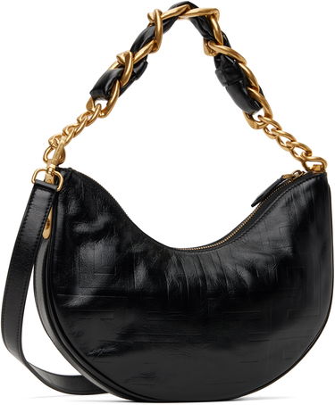 Kabelka Balmain Balmain 1945 Soft Moon Shoulder Bag Čierna | EN1BQ954LETF, 2