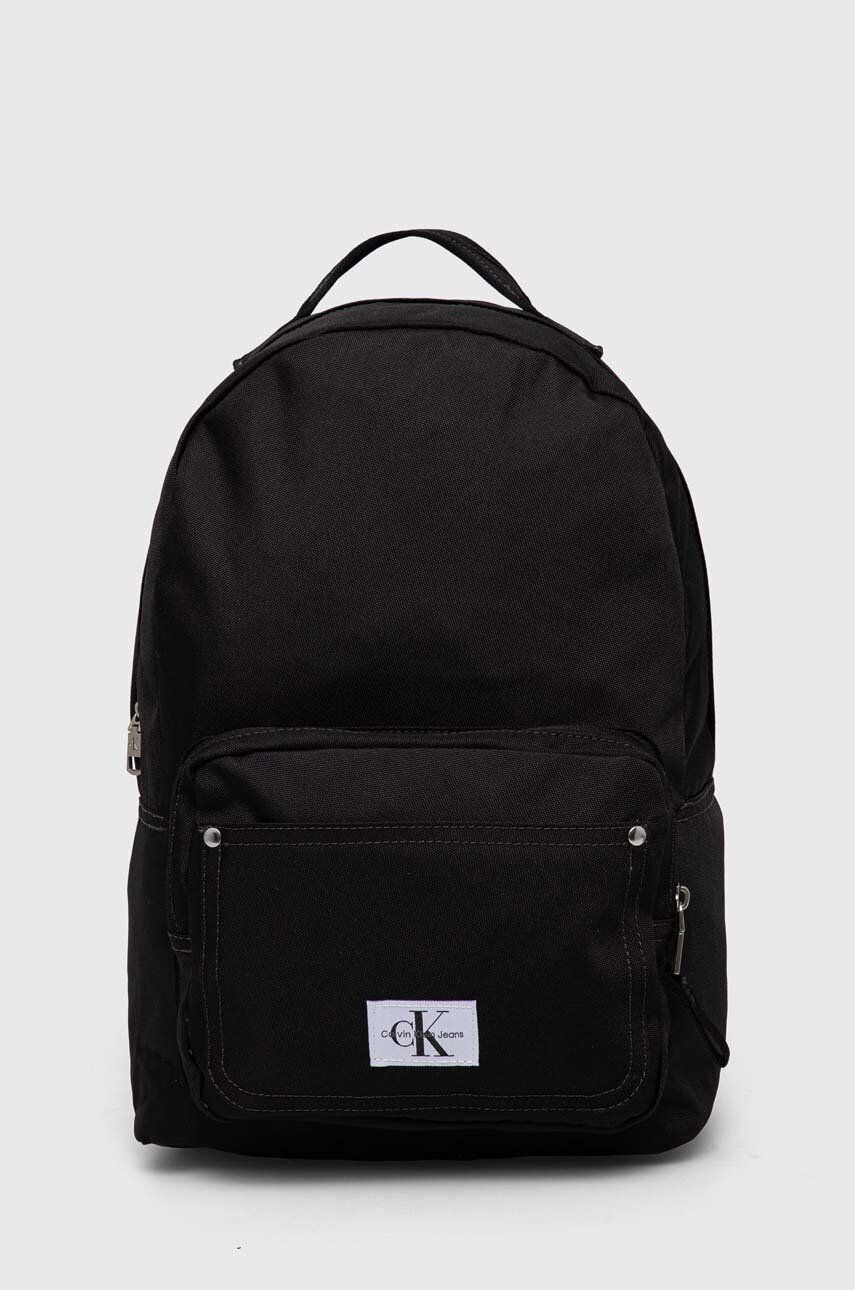 Batoh CALVIN KLEIN Batoh Calvin Klein Jeans pánský, černá barva, velký, hladký Čierna | K50K510677, 0