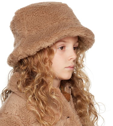 Klobúk STAND STUDIO Stand Studio Kids Wera Faux-Fur Bucket Hat Hnedá | 61526-9040, 1