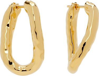 Náušnice Jil Sander Jil Sander Molten Hoop Earrings Metalická | J11VG0256_P4877, 1