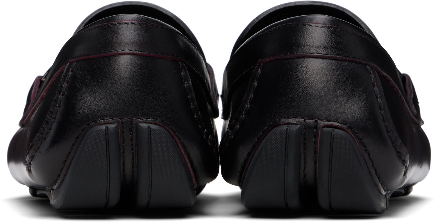 Tenisky a topánky FERRAGAMO Salvatore Ferragamo Gancini Ornament Driver Loafers Vínová | 778845, 1