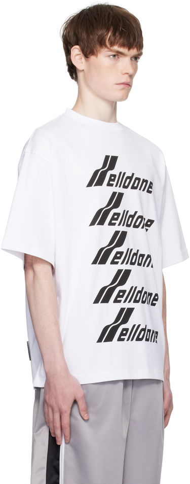 Tričko We11done Printed T-Shirt Biela | WD-TP6-20-074-U-WH, 4