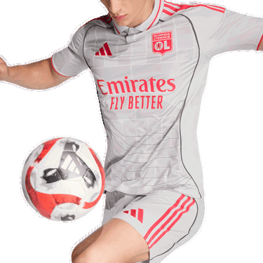 Dres adidas Originals Olympique Lyon 3rd Jersey 2025/26 Biela | jd1389, 3