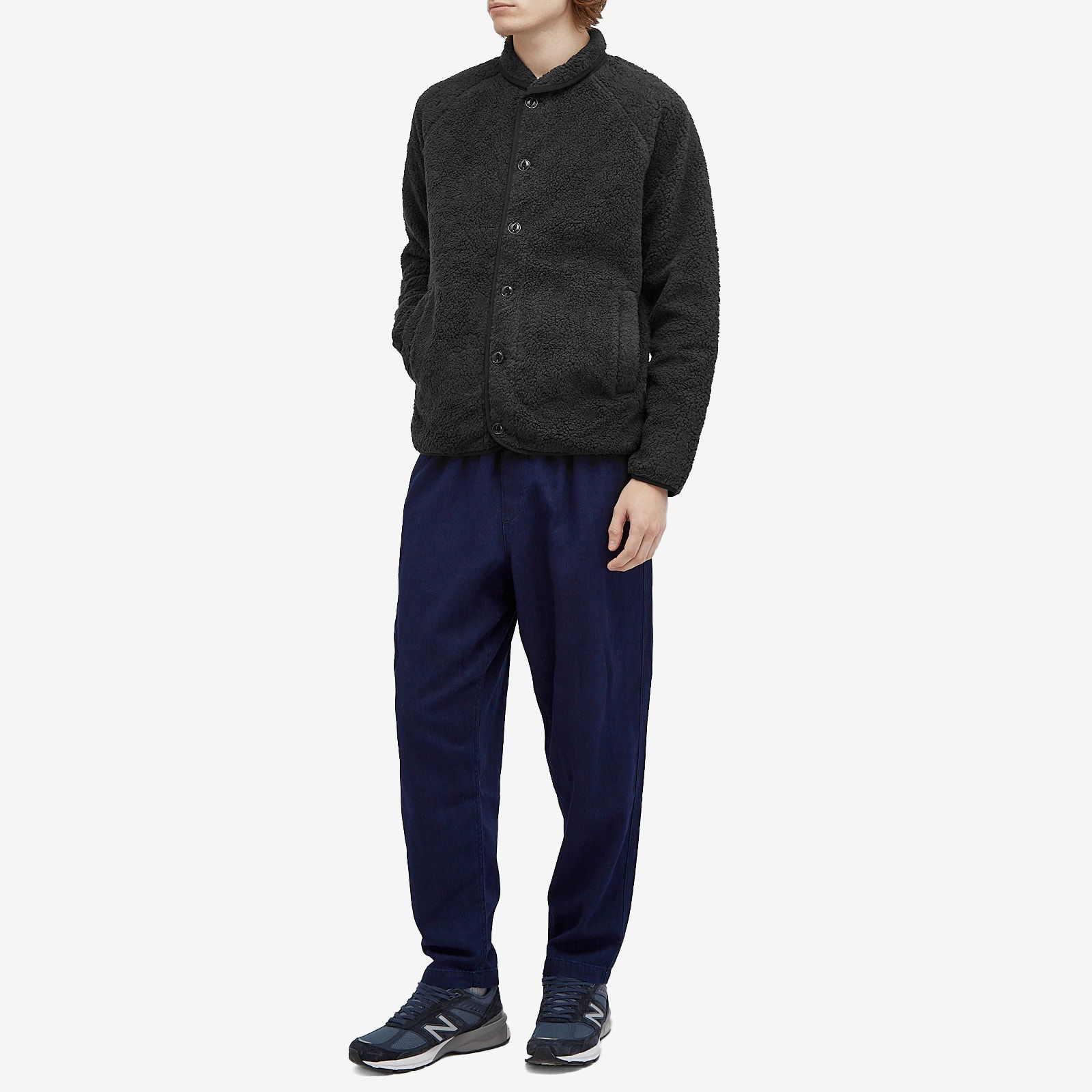 Sherpa Fleece Buttoned Jacket
