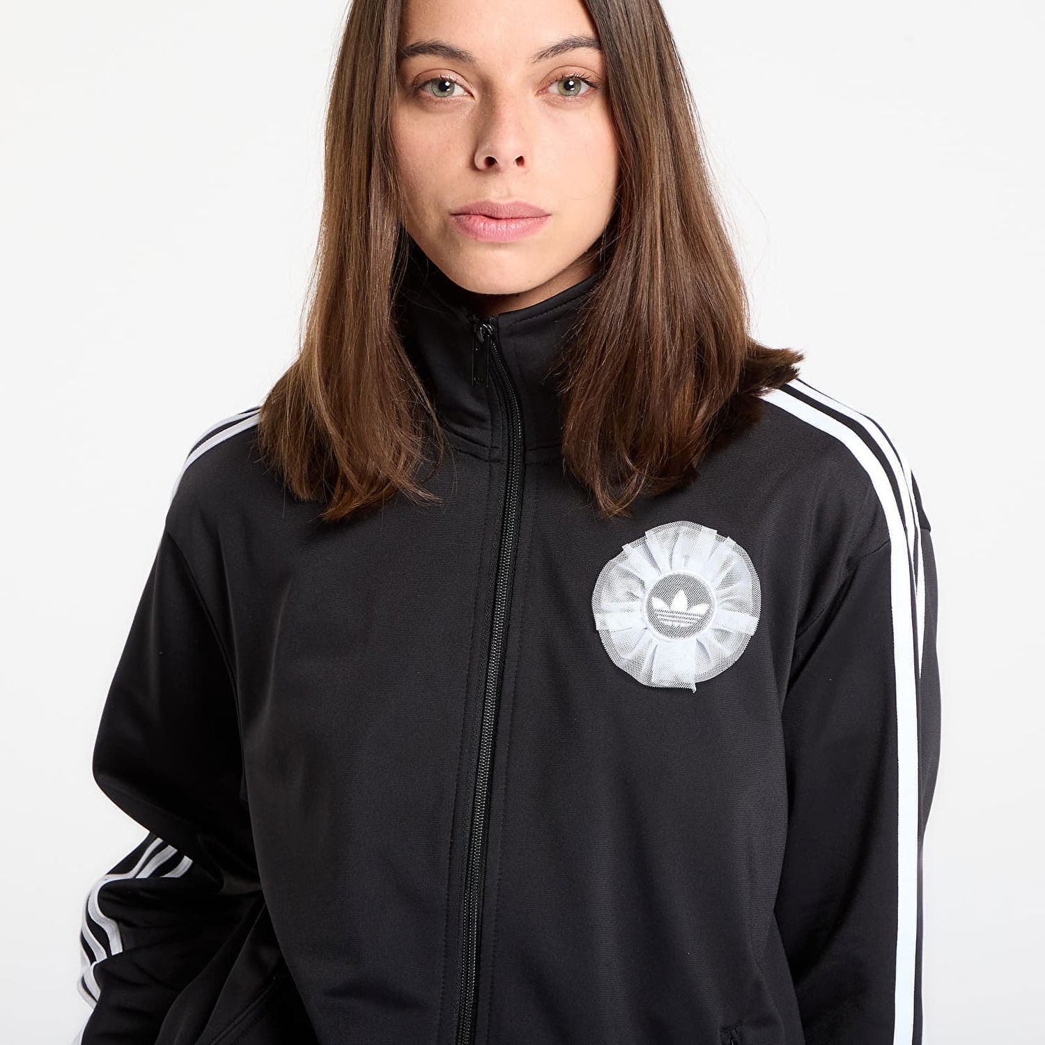 Mikina adidas Originals Tulle Fb Tt Track Jacket Čierna | KR9318, 1