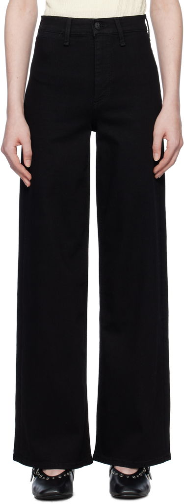 Džínsy rag & bone rag & bone Hadley Wide Leg Jeans Čierna | WDD24H3002EPBL, 0
