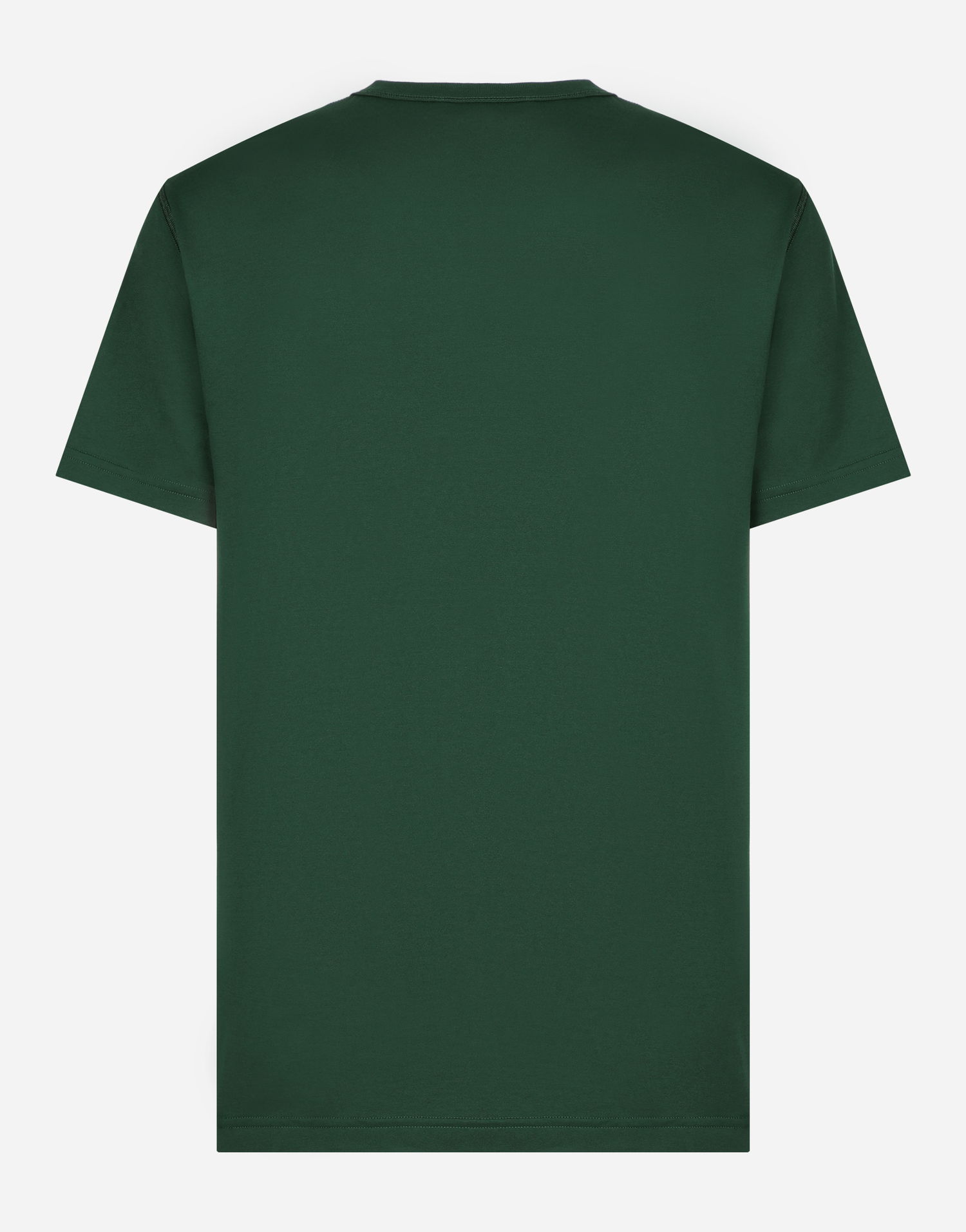 Tričko Dolce & Gabbana Cotton T-shirt With Branded Tag Zelené | G8PT1TG7F2IV0340, 1