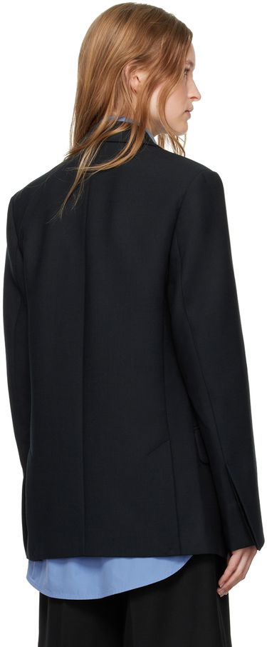 Bunda TOTEME TOTEME Straight Single-Breasted Blazer Čierna | 244-WRZ0045-FB0061, 2