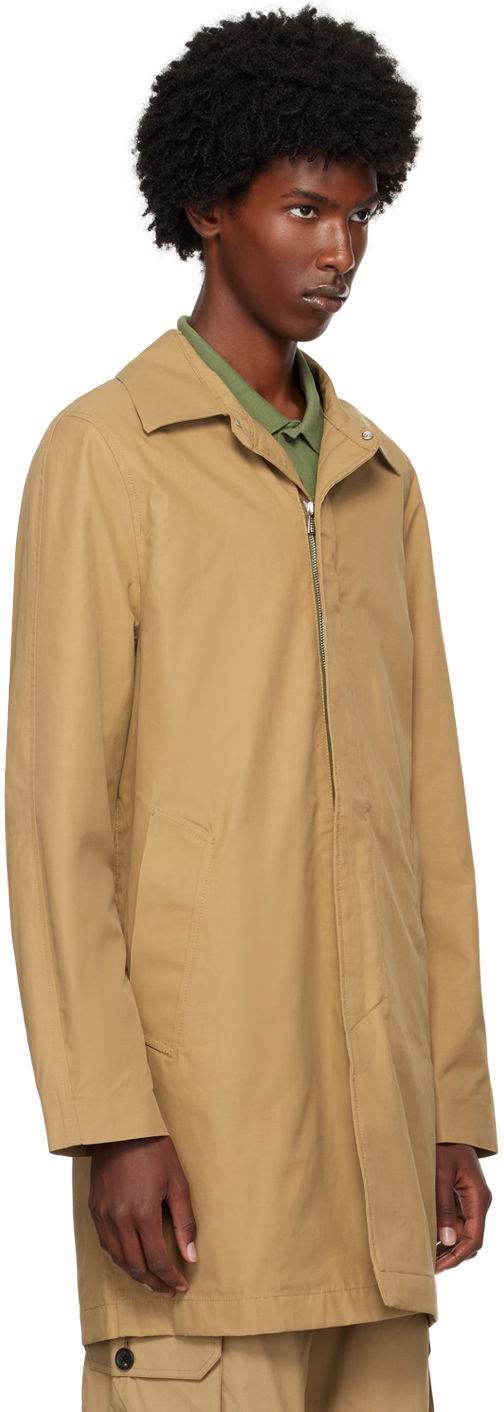 Kabáty Paul Smith PS Paul Smith Spread Collar Coat Béžová | M2R-018Z-N22090-61, 1