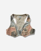 Vintage Denim Patchwork Vest