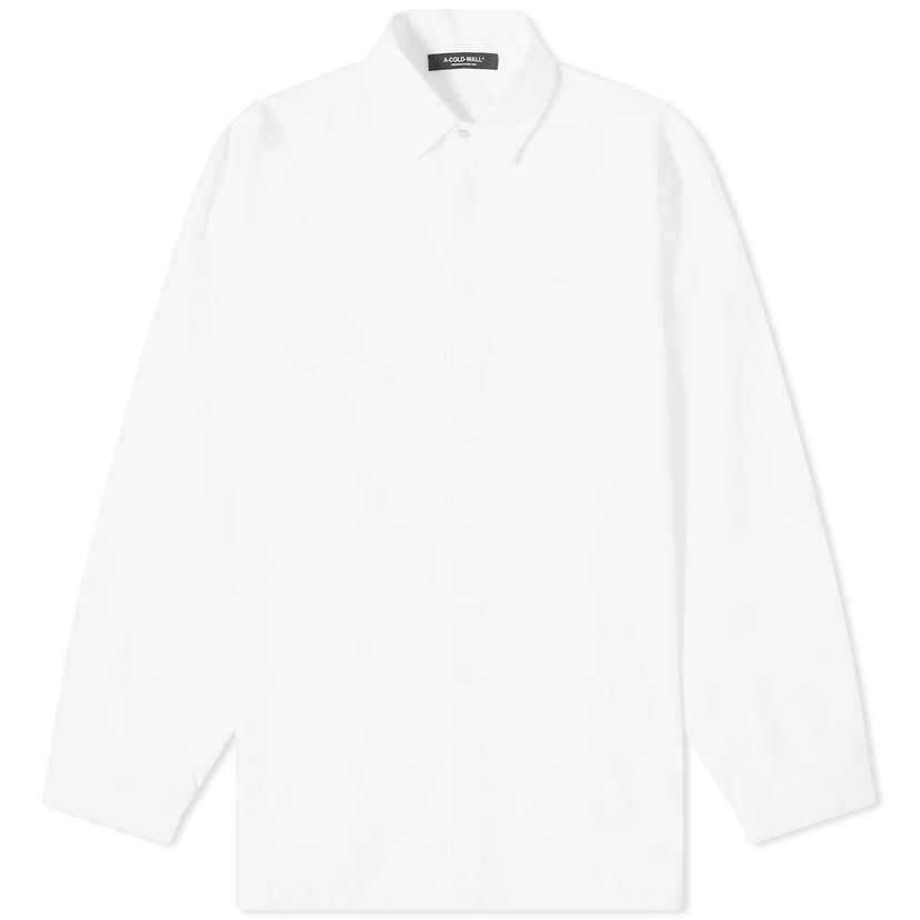 Košeľa A-COLD-WALL* Contrast Panel Shirt Biela | ACWMSH129-PORC