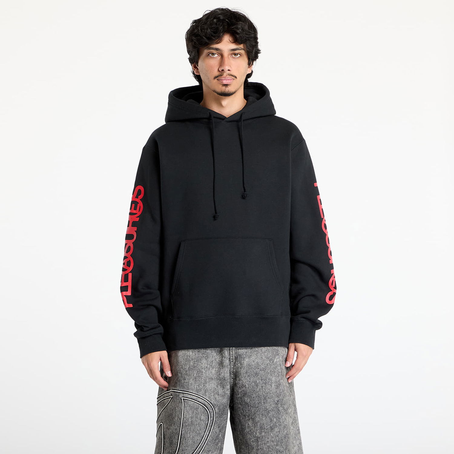 Mikina Pleasures PLEASURES Fanzine Hoodie Čierna | P25SU075 BLACK, 0