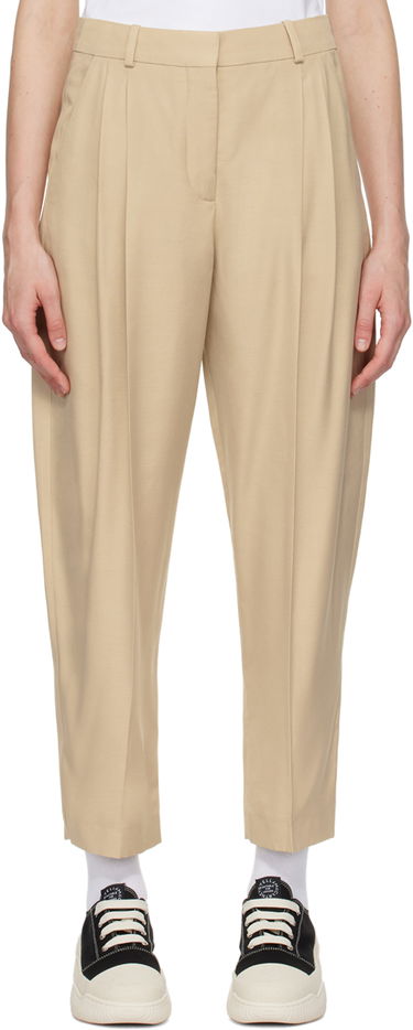 Nohavice Stella McCartney Stella McCartney Tapered Trousers Béžová | 5919643DU701, 0