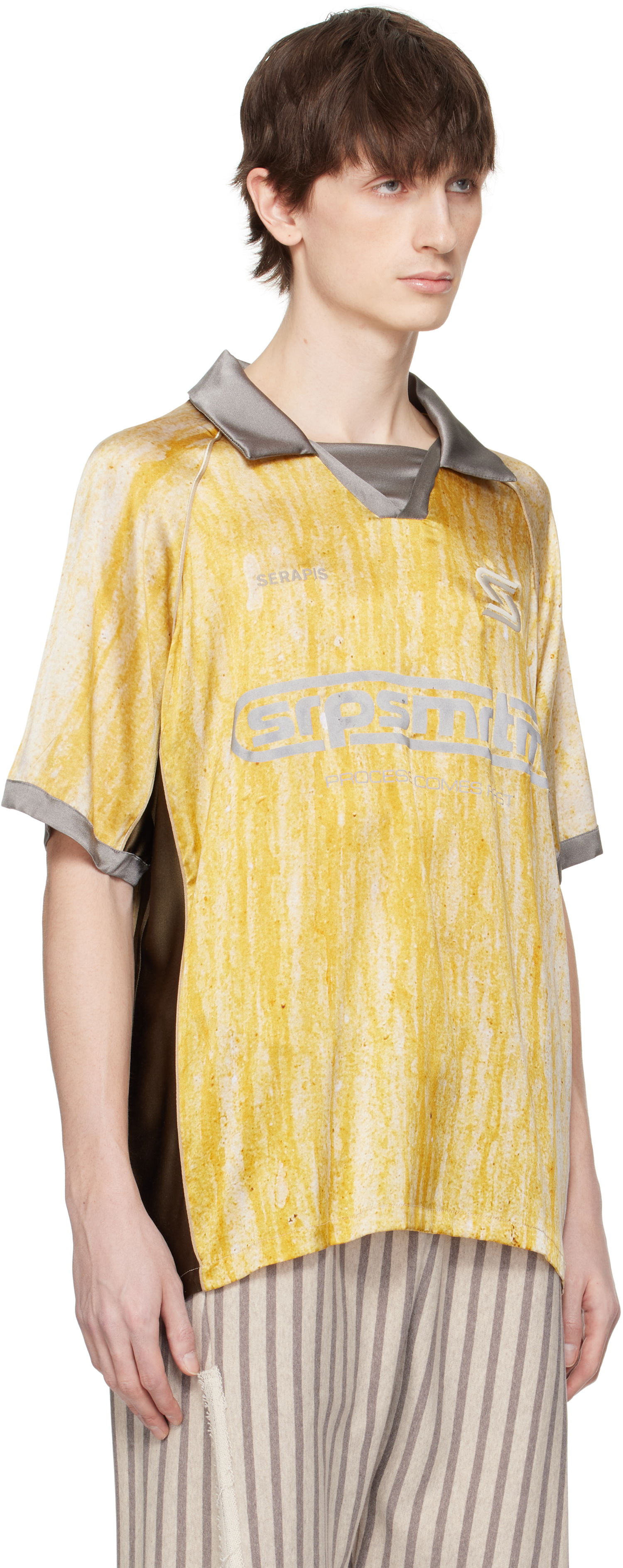 Dres Serapis Serapis Drips Silk Football Polo Žltá | SS25_FT_3S, 1