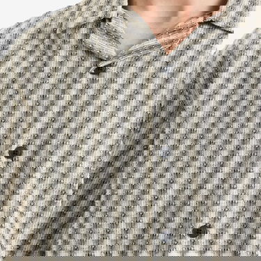 Košeľa EDWIN Saga Striped Short Sleeve Shirt Béžová | I035018-0D267, 5