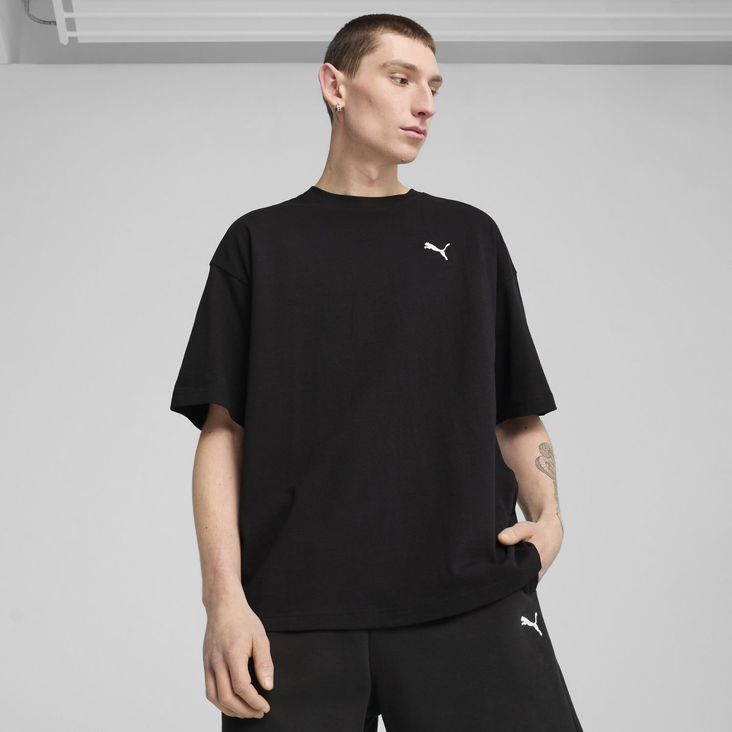 Tričko Puma WARDROBE ESS Oversized T-Shirt Čierna | 629646_01, 0
