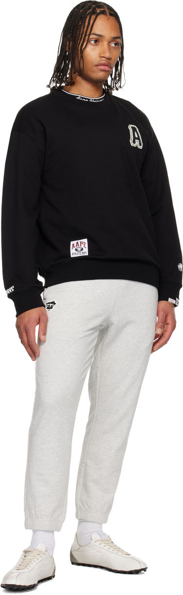 Tepláky AAPE by A Bathing Ape Logo Patch Sweatpants Šedá | AAPPTMC645XAPWH2, 3