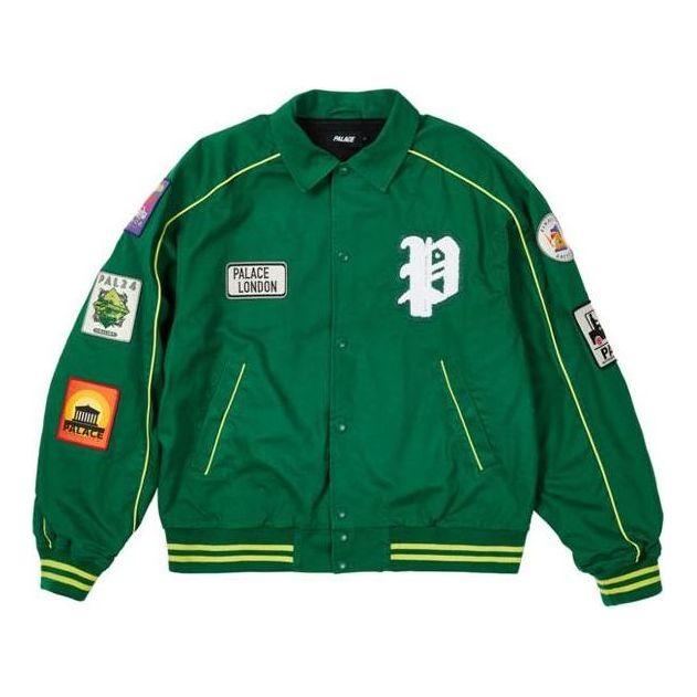 Bomber bunda Palace Palace Patches Cotton Bomber Jacket Zelené | P22JK212