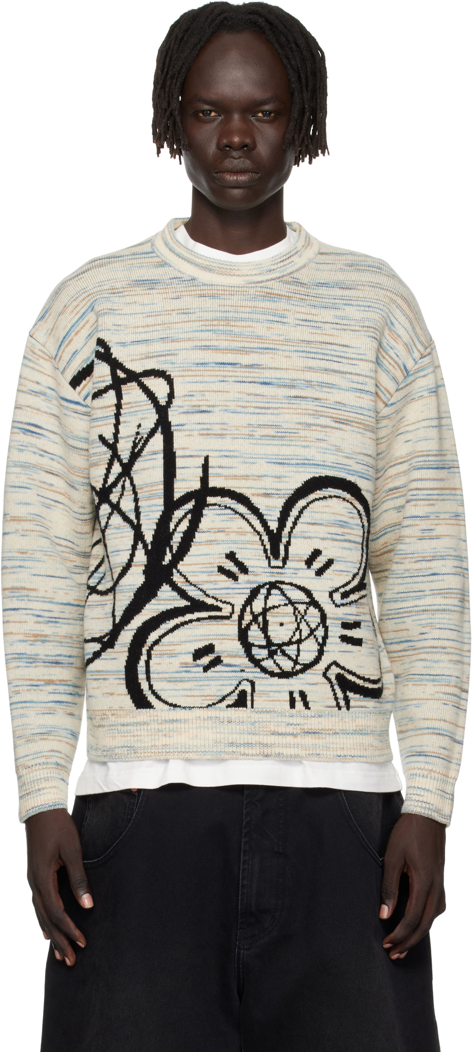 Sveter KENZO Kenzo Paris Futura 2000 Edition Reversible Sweater Rôznofarebný | FF65PU7513CJ, 0