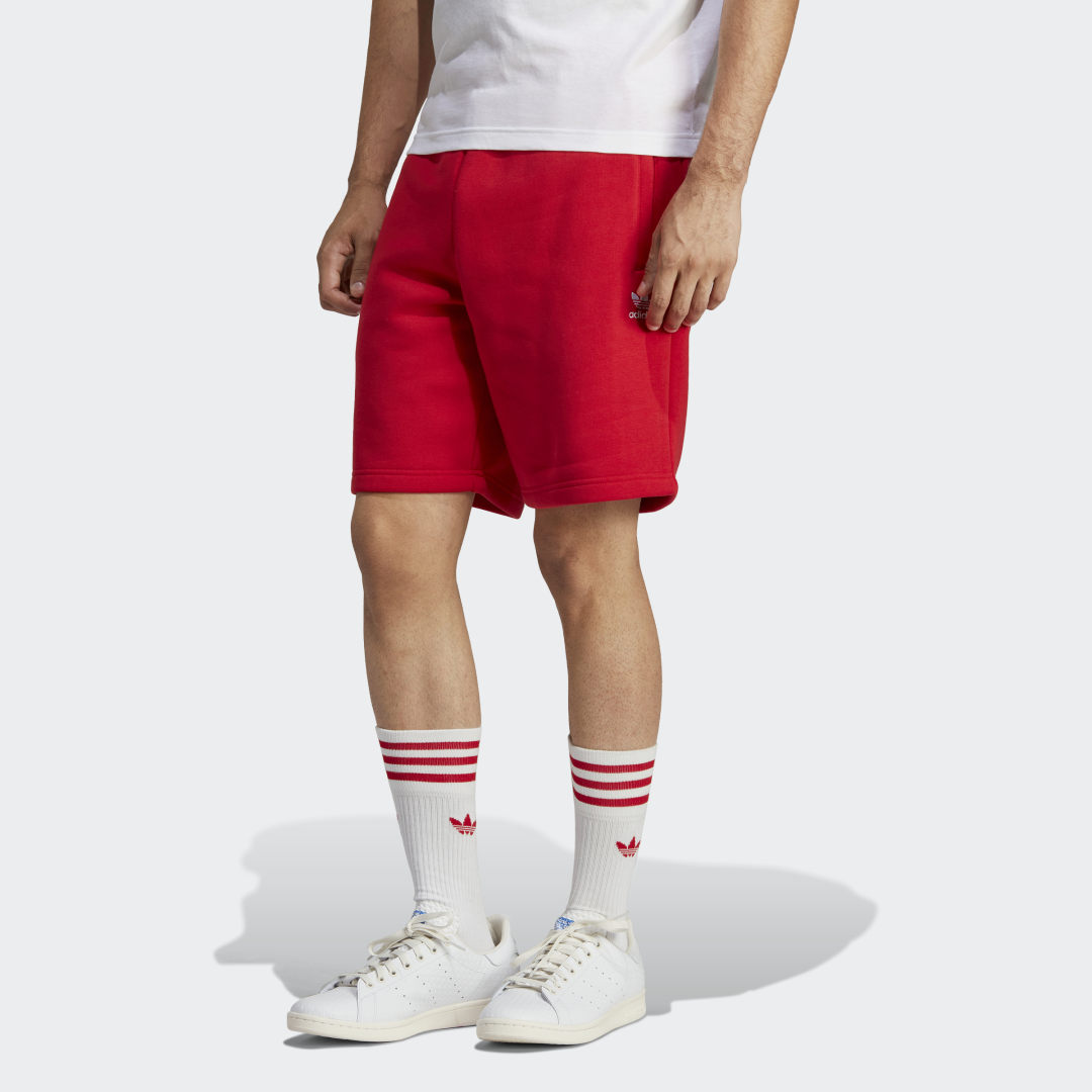 Šortky adidas Originals Trefoil Essentials Shorts Červená | IA4900, 0