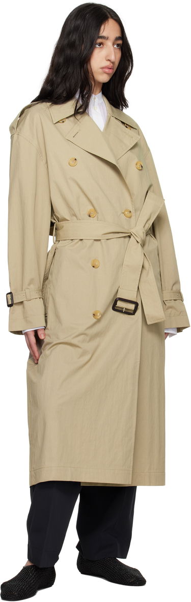 Trenčkot TOTEME TOTEME Crisp Summer Trench Coat Béžová | 252-WRO0197-FB0410, 3