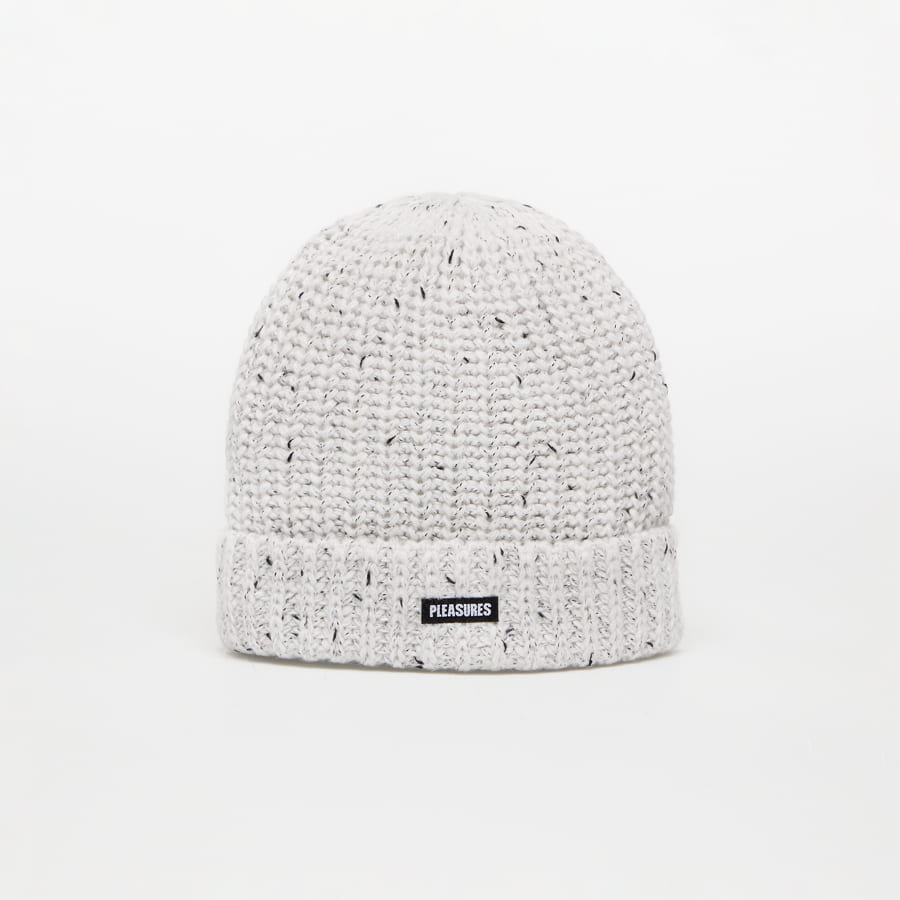Čiapky a klobúky Pleasures Impact Watch Cap Biela | P22W050 WHITE, 0