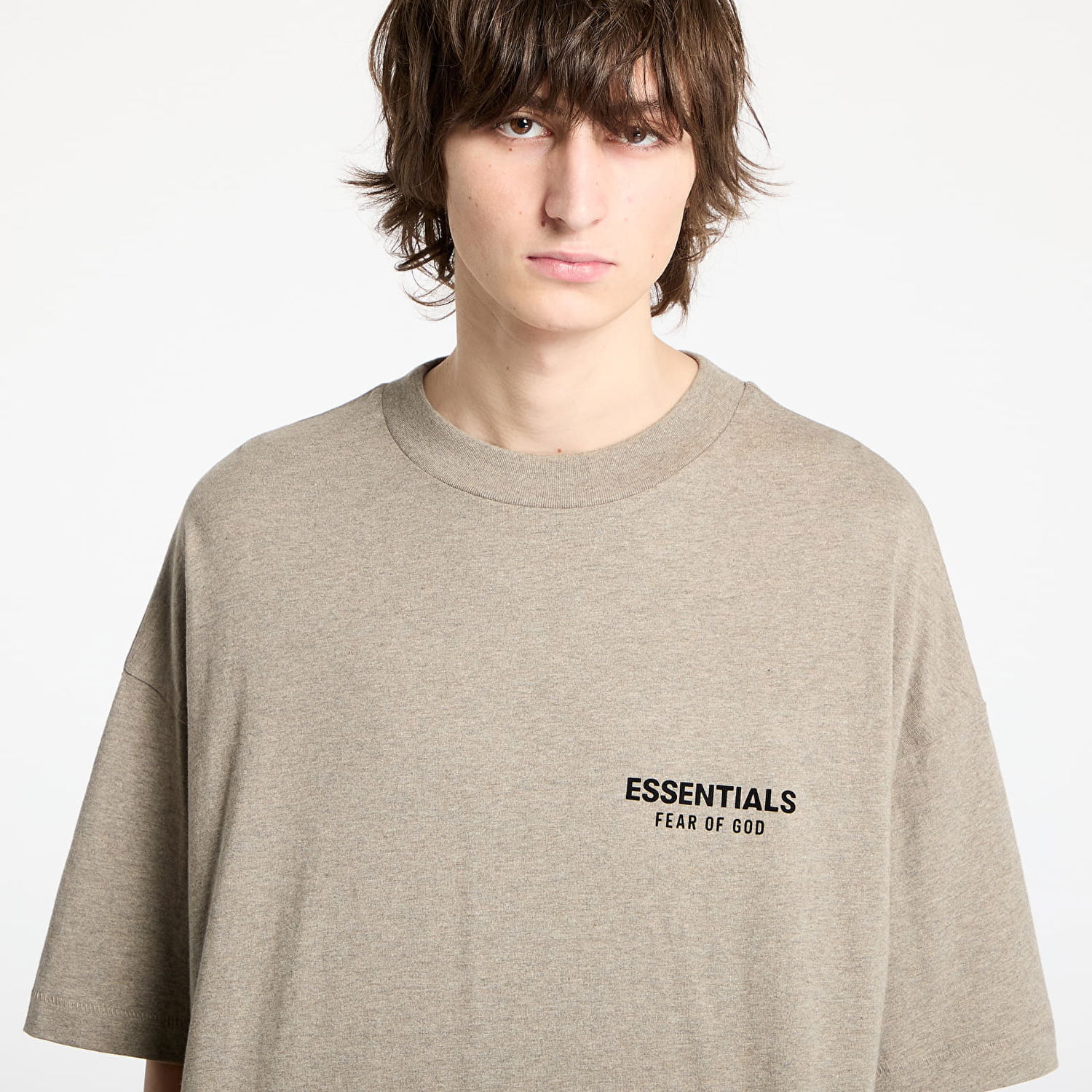 Tričko Fear of God Essentials Jersey Crewneck T-shirt Béžová | 125HO244369F-367, 1