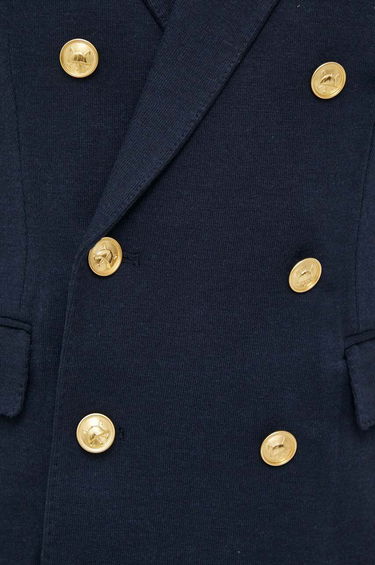 Bunda Polo by Ralph Lauren Double-Breasted Wool-Blend Blazer Navy | 211910134, 4