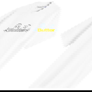 Tričko Butter Goods Tempo Logo Graphic T-Shirt Biela | BG252100-WHT, 0