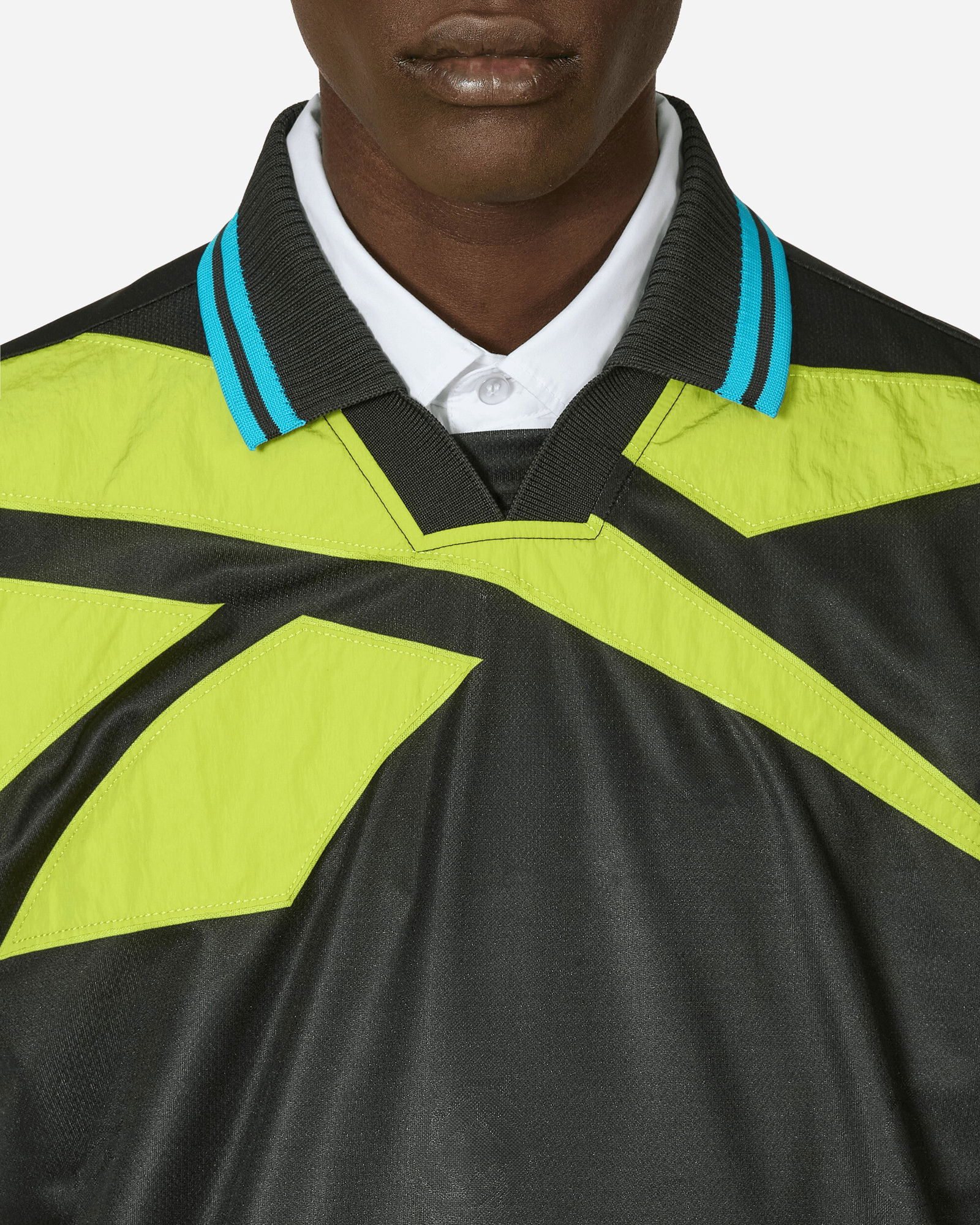 Botter Vector Layered Polo Shirt Black / Acid Yellow