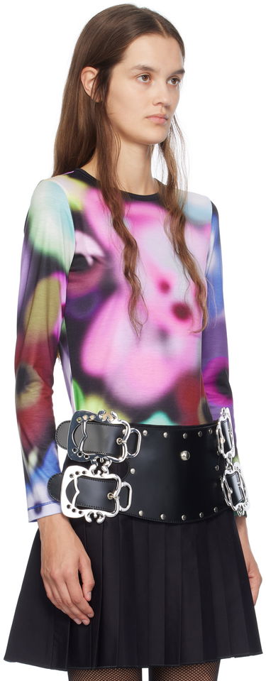Opasok Chopova Lowena Airbrush Bear Long Sleeve T-Shirt Čierna | 2261, 1