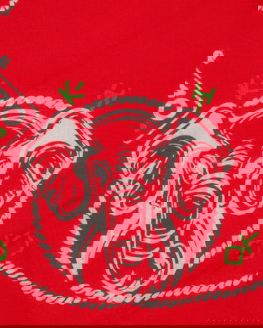 Šál KENZO Levi’s® x Printed Bandana Červená | FD68EU230LE9 22, 4
