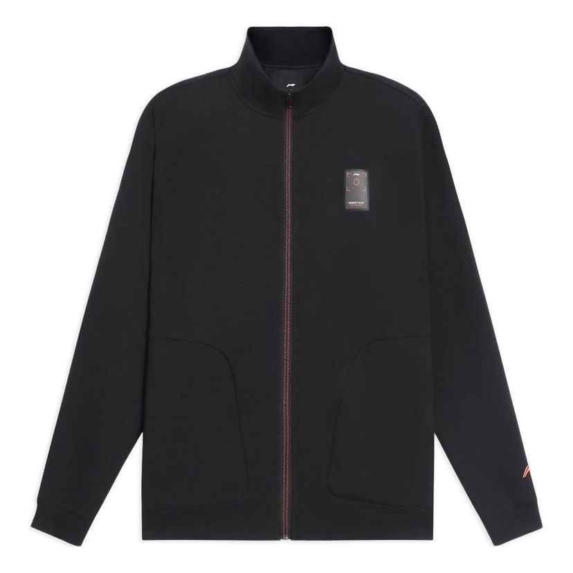 Vetrovka Li-Ning Training Jacket With Logo Patch Čierna | AWDS787-2