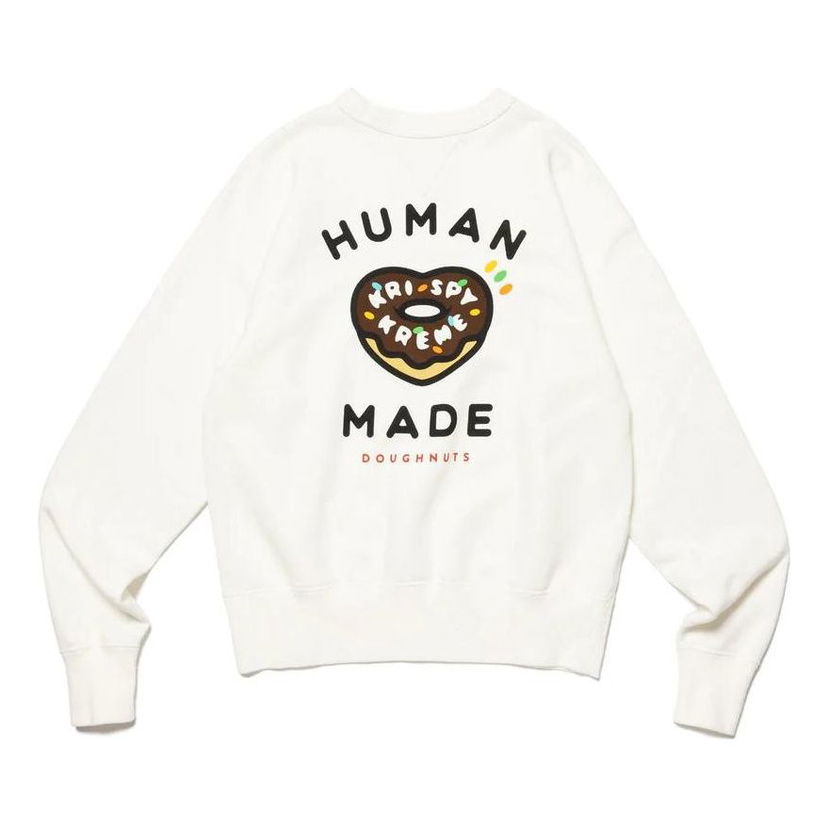 Mikina Human Made Krispy Kreme Graphic Long Sleeve T-shirt Biela | XX25CS001