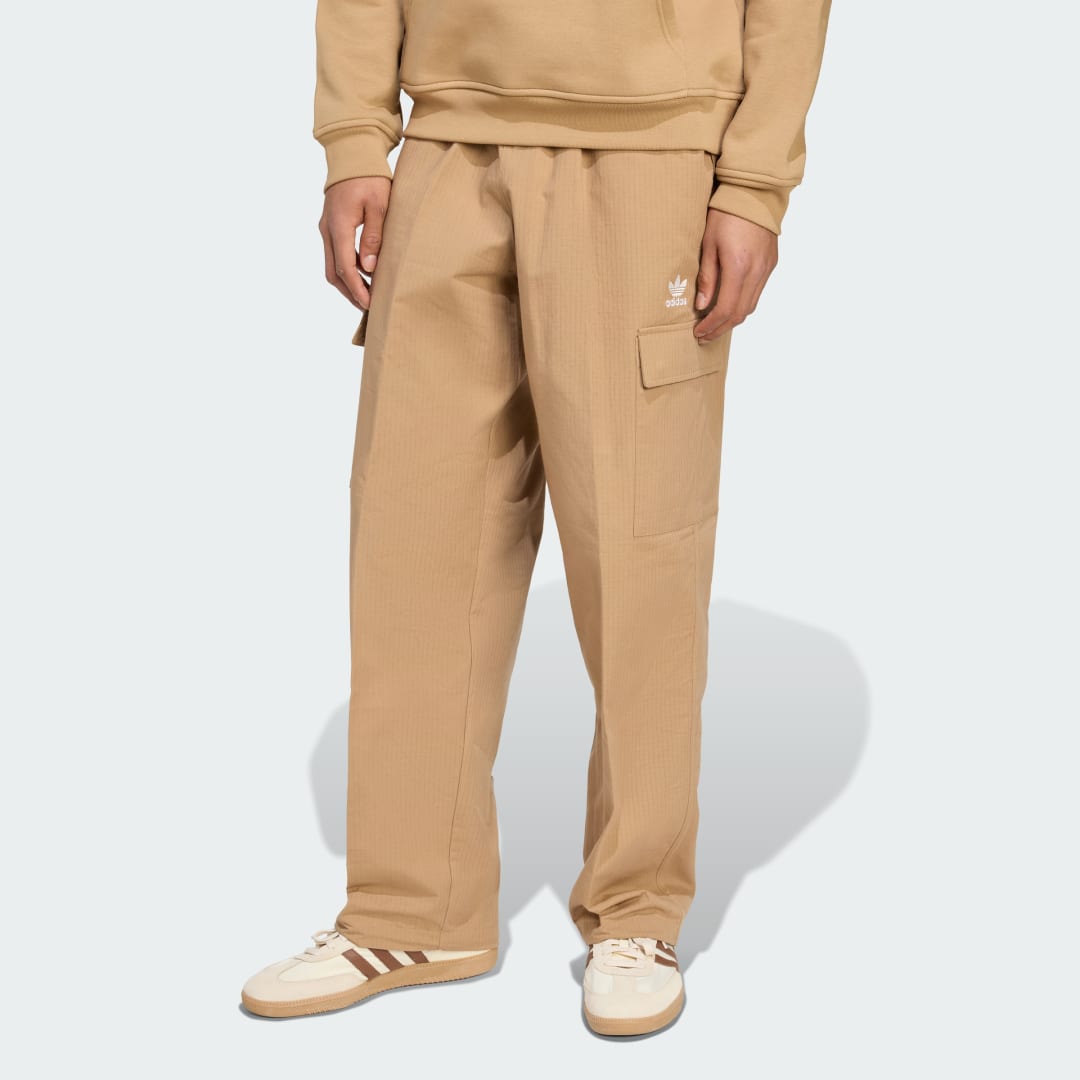 Cargo nohavice adidas Performance Trefoil Essentials Woven Cargo Pants Béžová | JX3912, 0