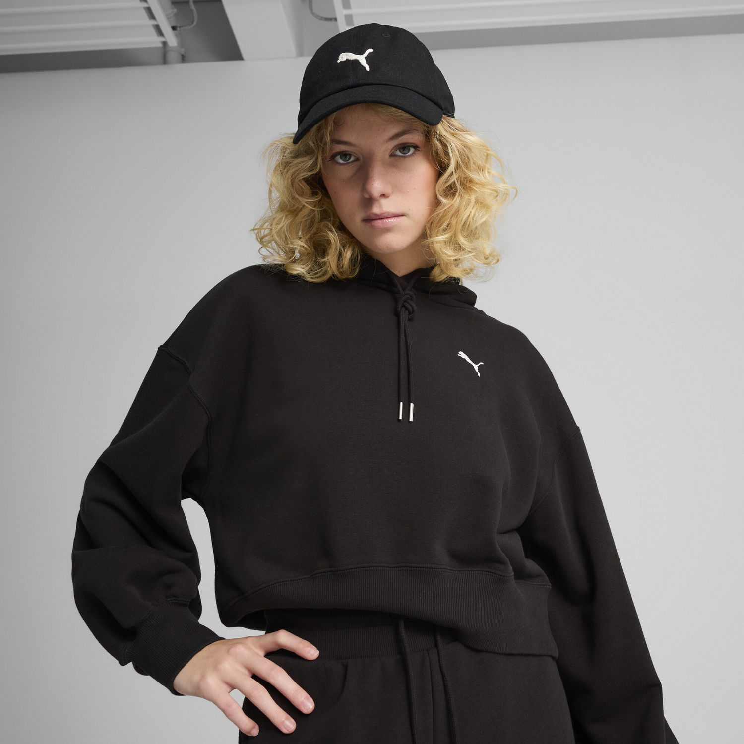 Šiltovka Puma WARDROBE ESS Dad Cap Čierna | 025970_01, 1