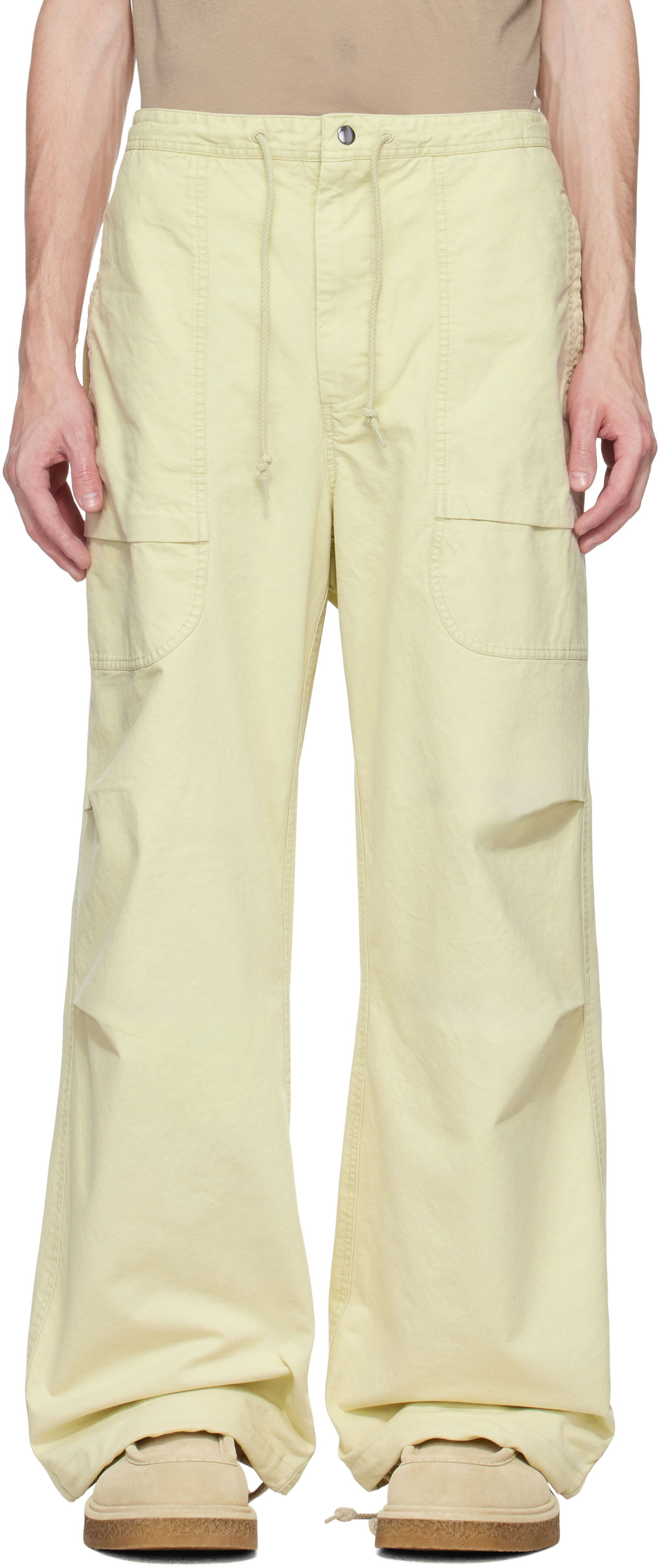 Cargo nohavice Entire Studios Entire Studios Barren Cargo Trousers Žltá | ESU-S25-3021-OW, 0