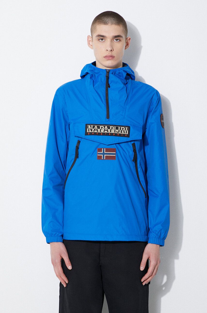 Vetrovka Napapijri Rainforest Windbreaker Jacket Modrá | NP0A4HX6B2L1, 0