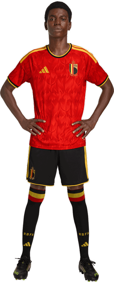 Šortky adidas Performance Belgium Home Shorts Čierna | JM8385, 4