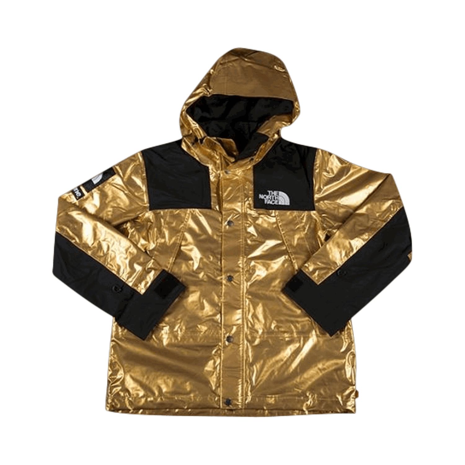 Parka Supreme The North Face x Metallic Mountain Parka Metalická | SS18J2 GOLD, 0