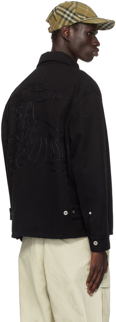 Bunda Burberry Burberry EKD Cotton Jacket Čierna | 8095496, 2